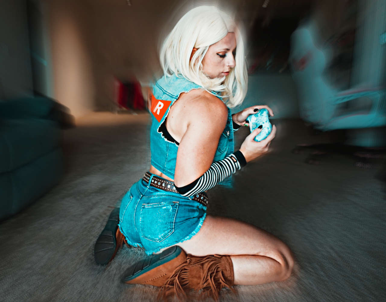 Android 18 Cosplay By Ginaraecospla