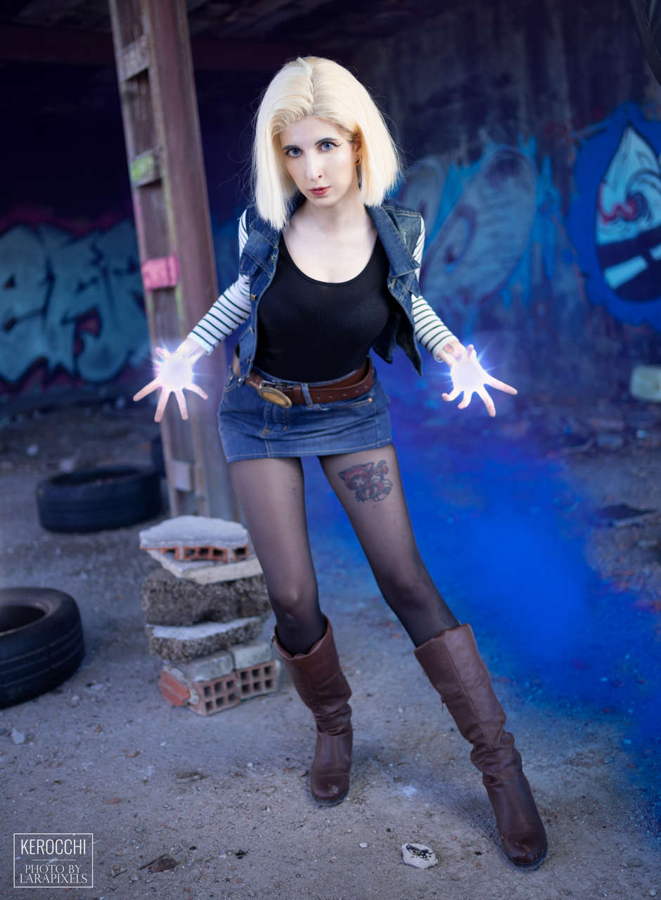 Android 18 Cosplay From Dbz By Kerocch
