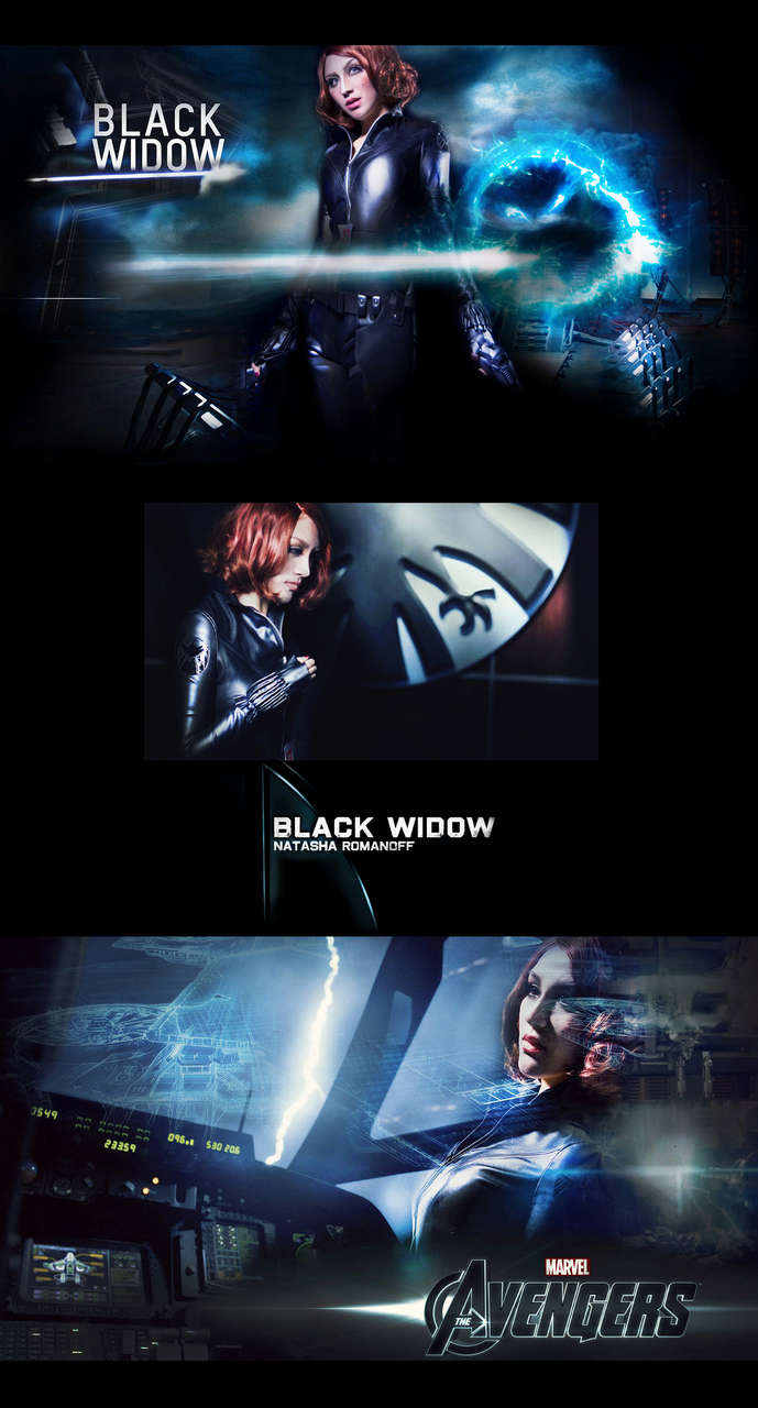 Avengers Union Black Widow Natasha Gleaming 2 Ghosts