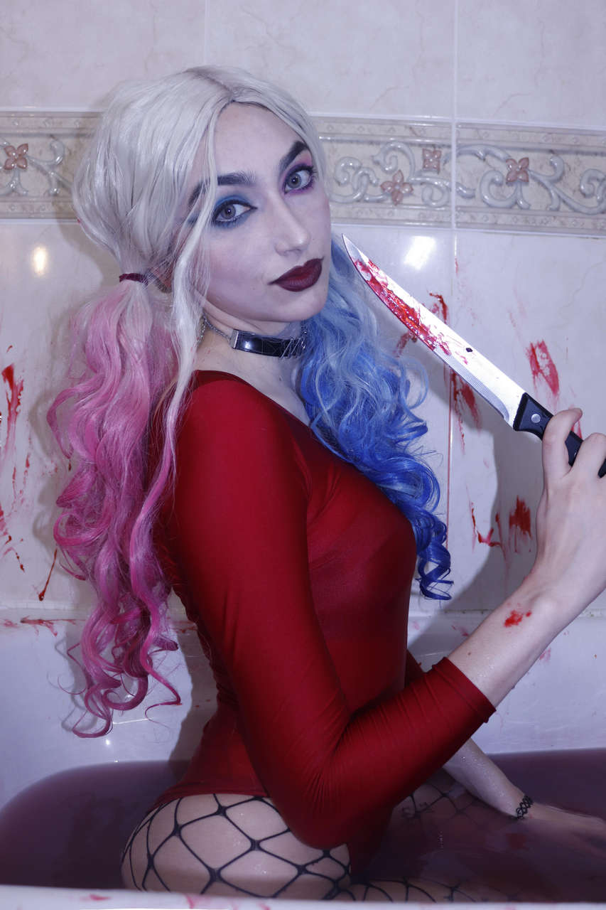 Bloody Harley Quinn By Bunnyschoicescospla