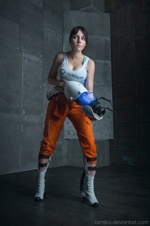 Chell Done By Amikochan From Portal 0