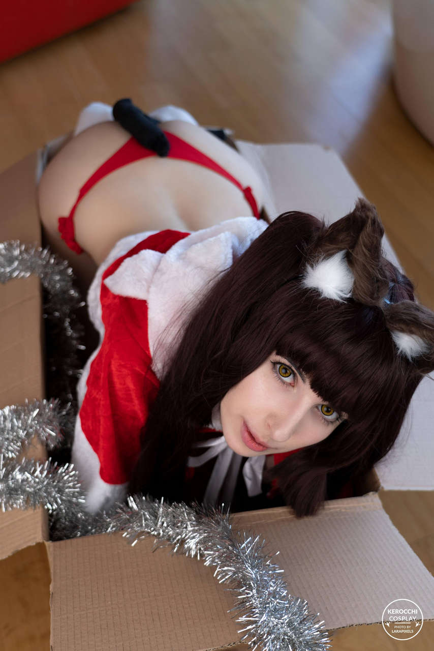 Chocola Christmas Version Is This What Master Ordered Nekopara Cosplay By Kerocch