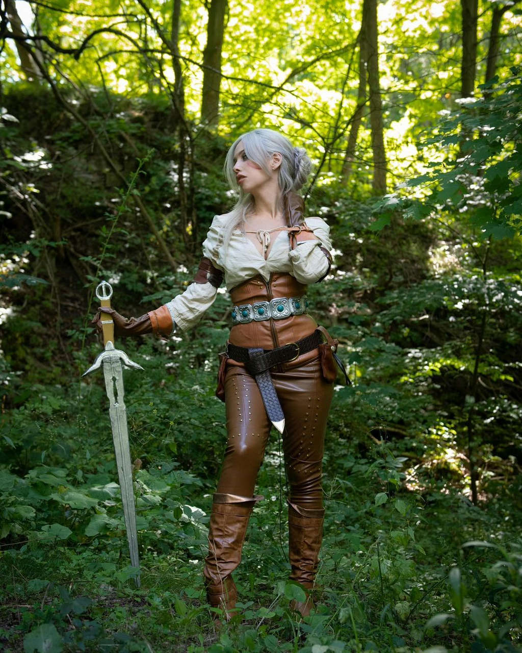 Ciri From The Witcher By Keely Valentin