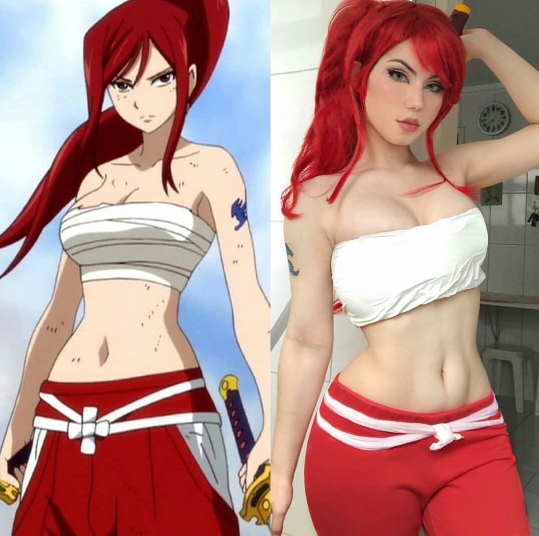 Erza Cosplay By Fe Galv 