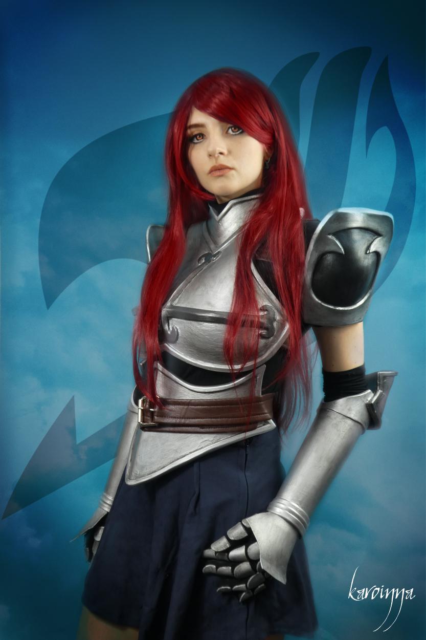 Erza Scarlet Fairy Tail Made Entirely From Scratch By Karoinn