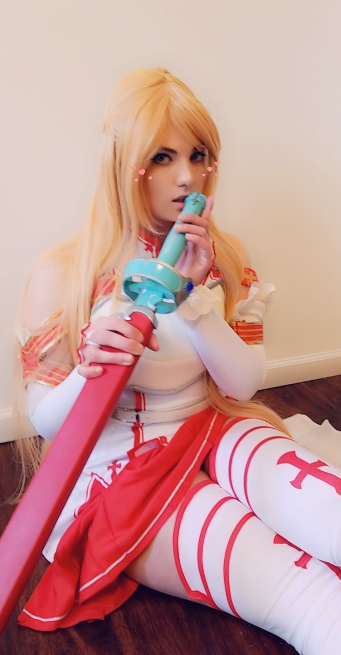 F24 Sweetlypois0ned Cosplaying As Asuna From Sword Art Online 0