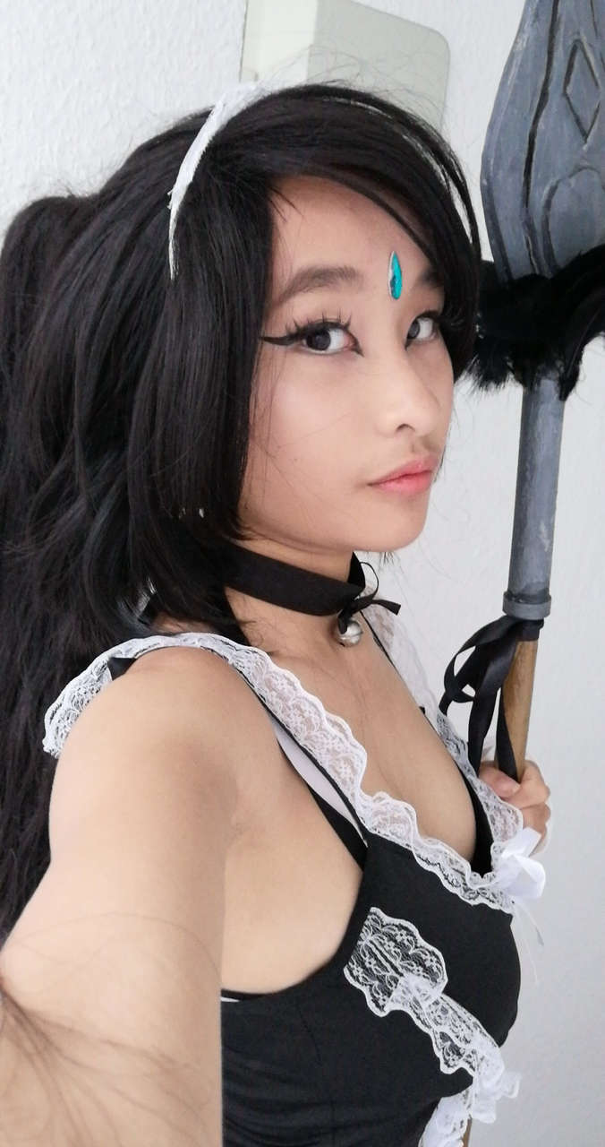 French Maid Nidalee From League Of Legends By Weednamesin