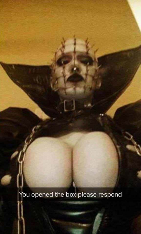 Genderbend Pinhead From Hellraiser Series By Some Unknown Cosplaye