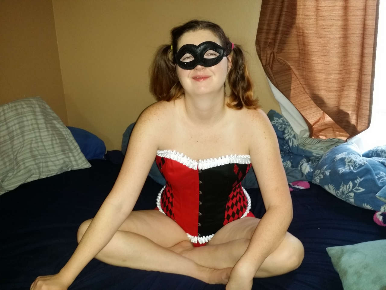 Harley Quinn Was Captured Tied Up And Face Fucke