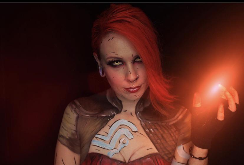 Lilith From Borderlands Bodypaint 0