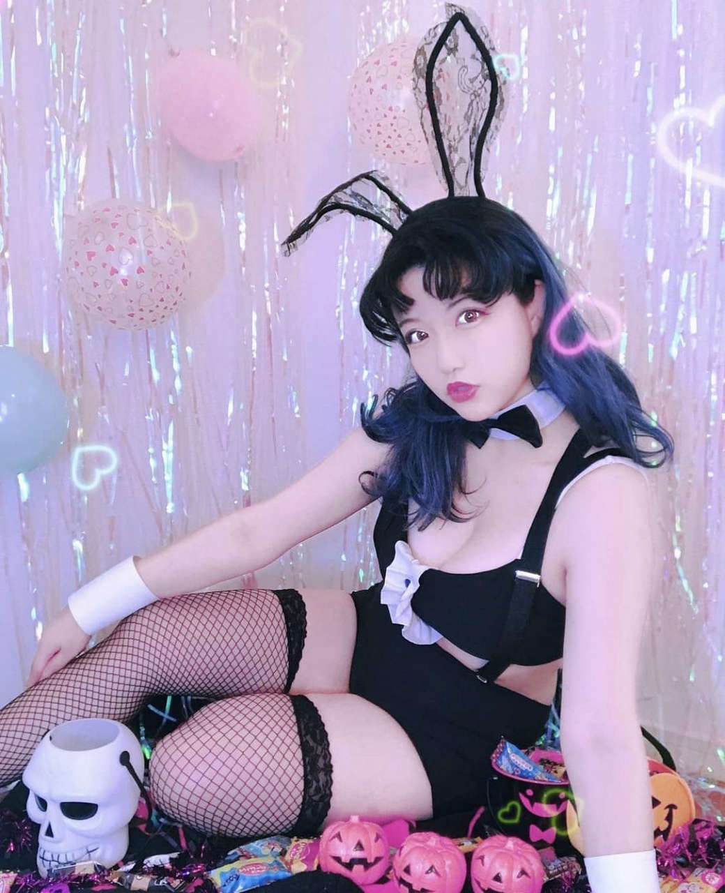 Misato Katsuragi Bunny Cosplay From Rye Cosplaying