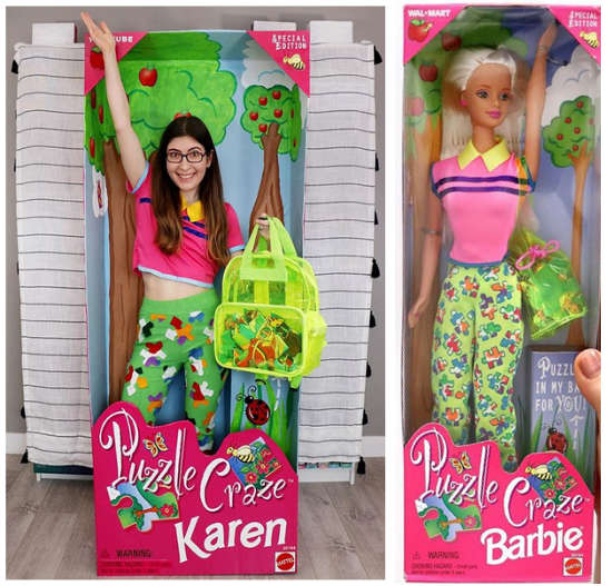 Puzzle Craze Barbie By Karen Puzzle