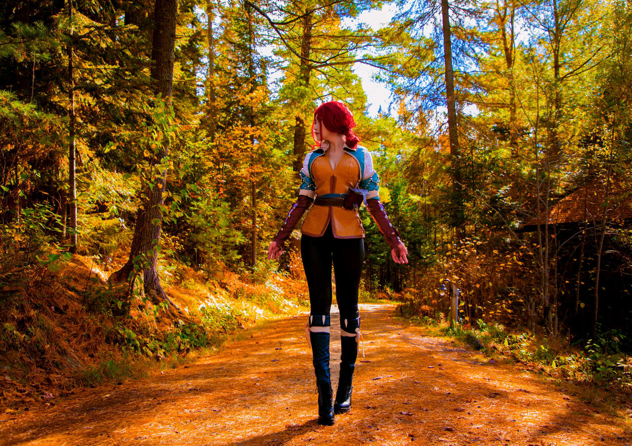 Self Full Cosplay And Lewd Cosplay Of Triss By Misswarmj 4 Pics