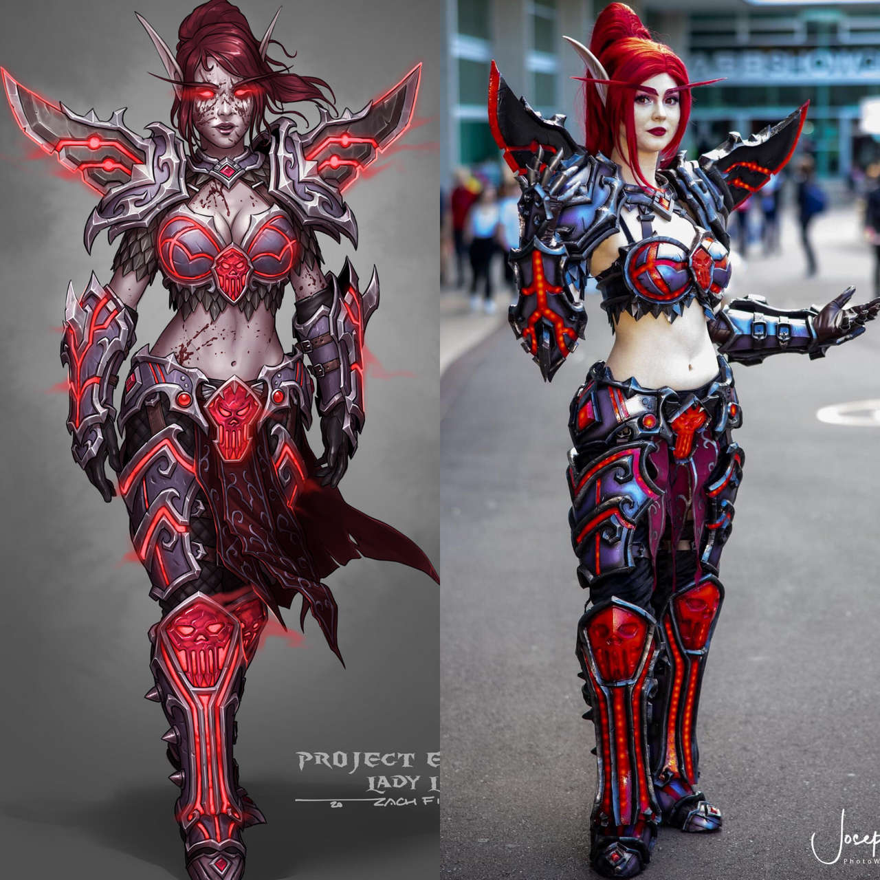 Self Lady Liadrin Project Ebon Blade Cosplay Character Vs Cosplay 0