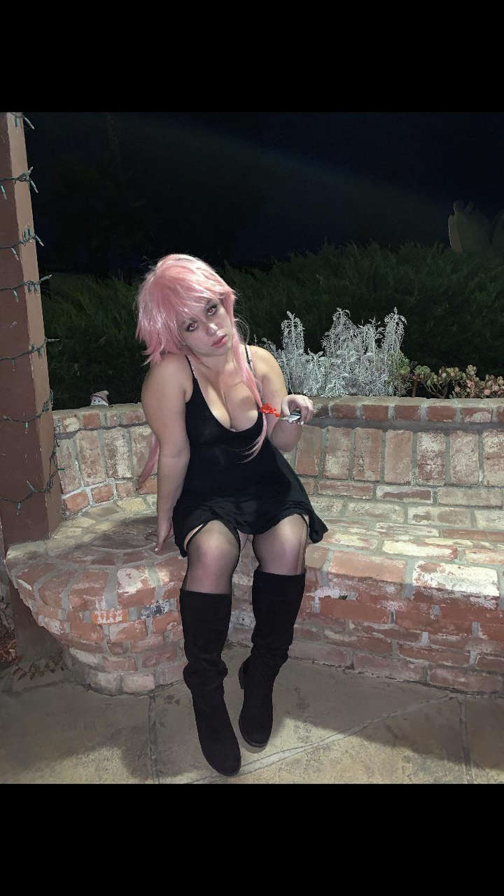 Self More Pictures From My Yuno Gasai Cosplay Tell Me What U Guys Think Pretty Plz