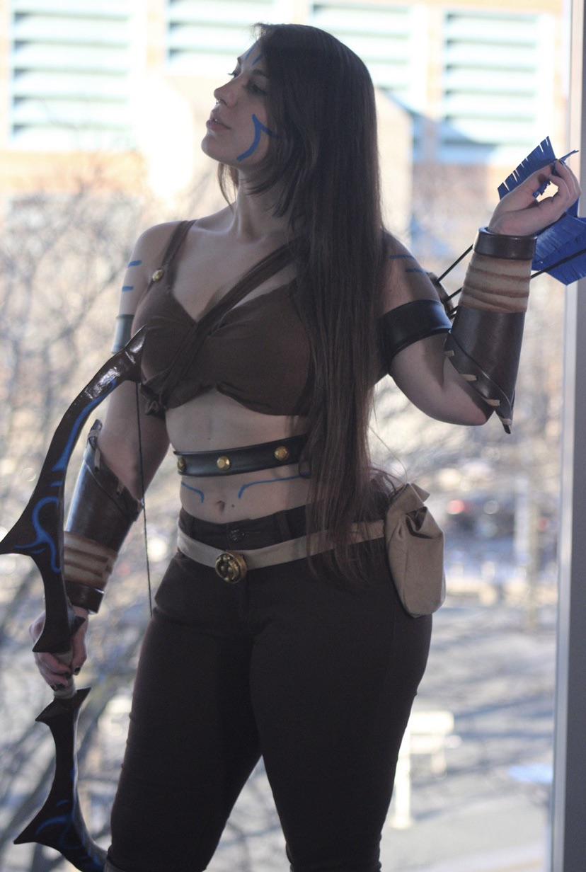 Self Woad Ashe Cosplay Made By Me Beastxleig