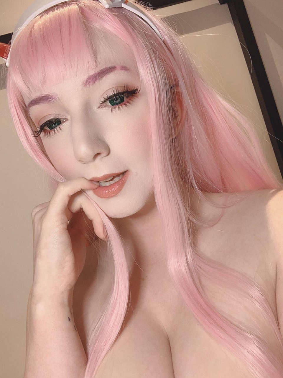 Zero Two Teasing You While Youre At Work Zero Two Cosplay By The Lovely Ruby Gloooom