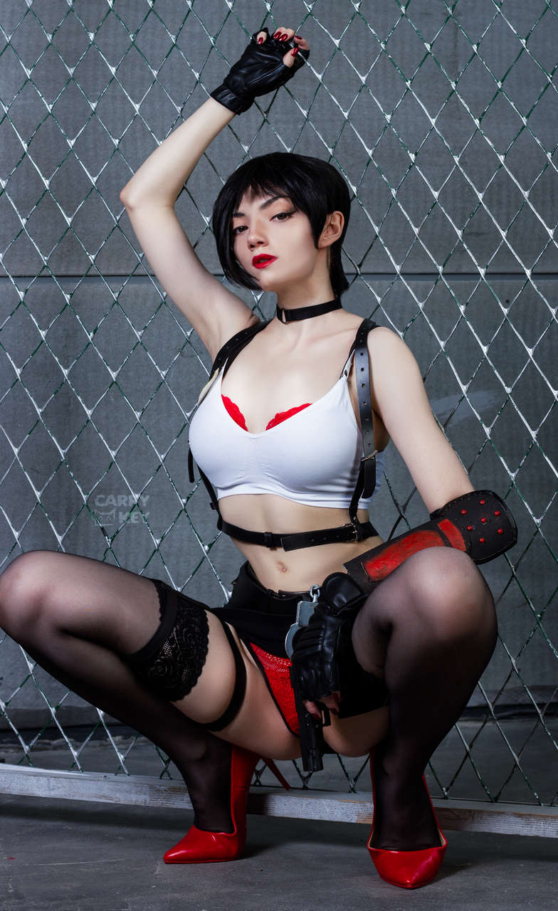 Ada Wong Is Cosplaying Tifa O By Carrykey Sel