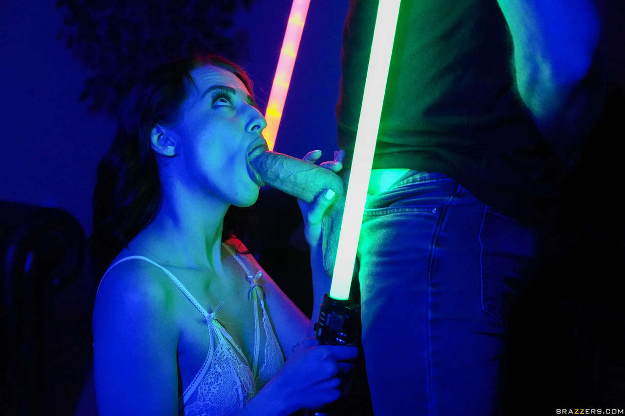 Aubree Lost This Lightsaber Duel Or Did Sh