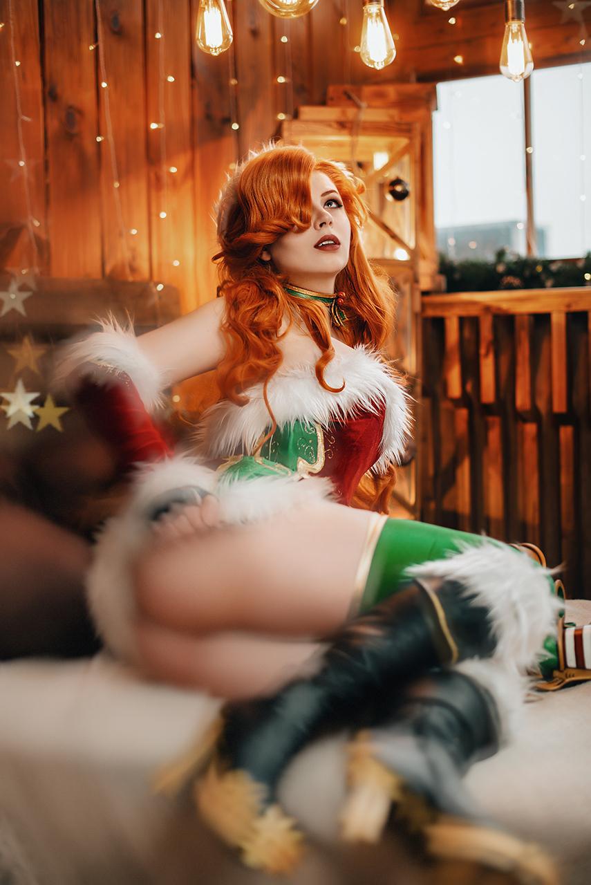 Candy Cane Miss Fortune By Mira Miok