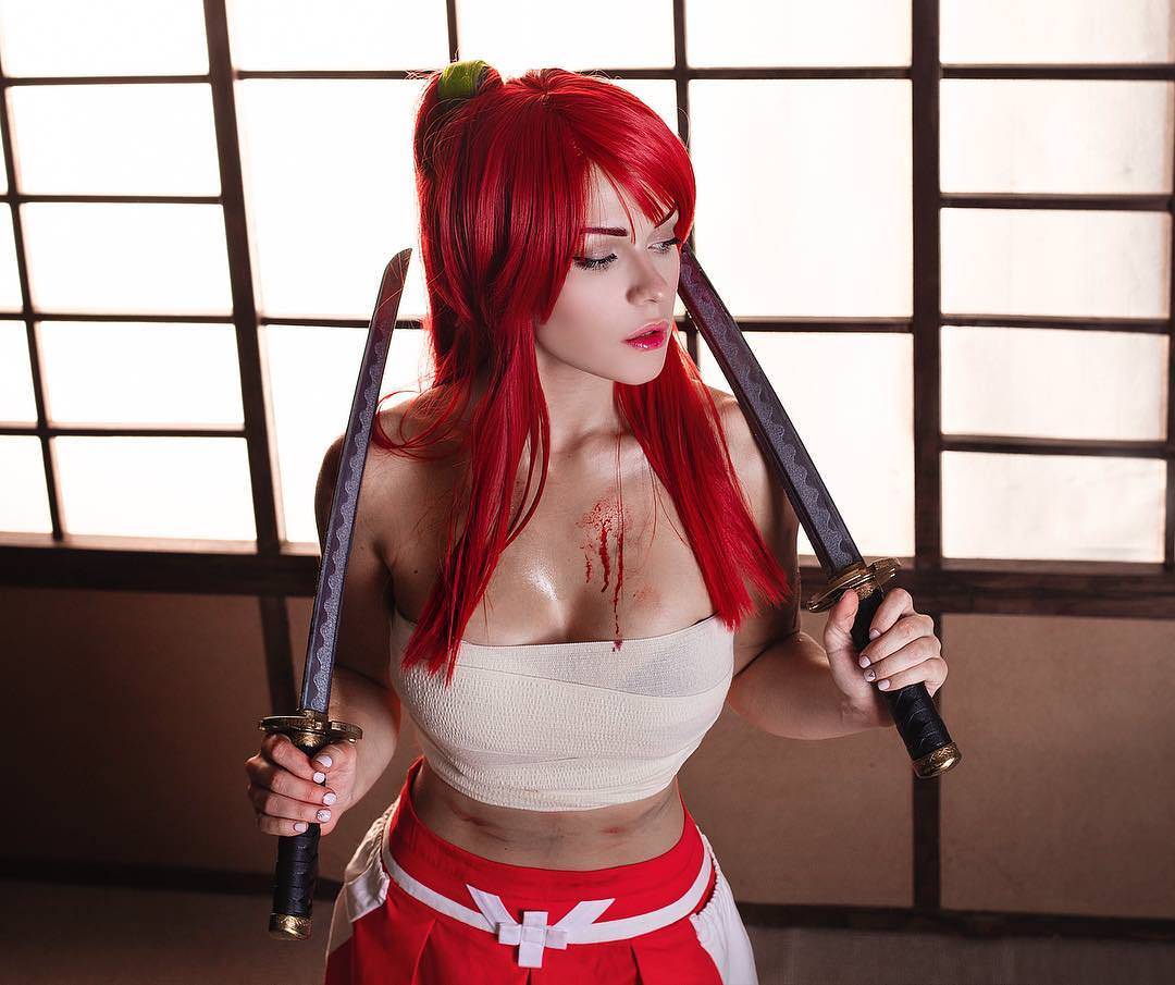 Cosplay Galaxy Erza Scarlet From Fairy Tail B