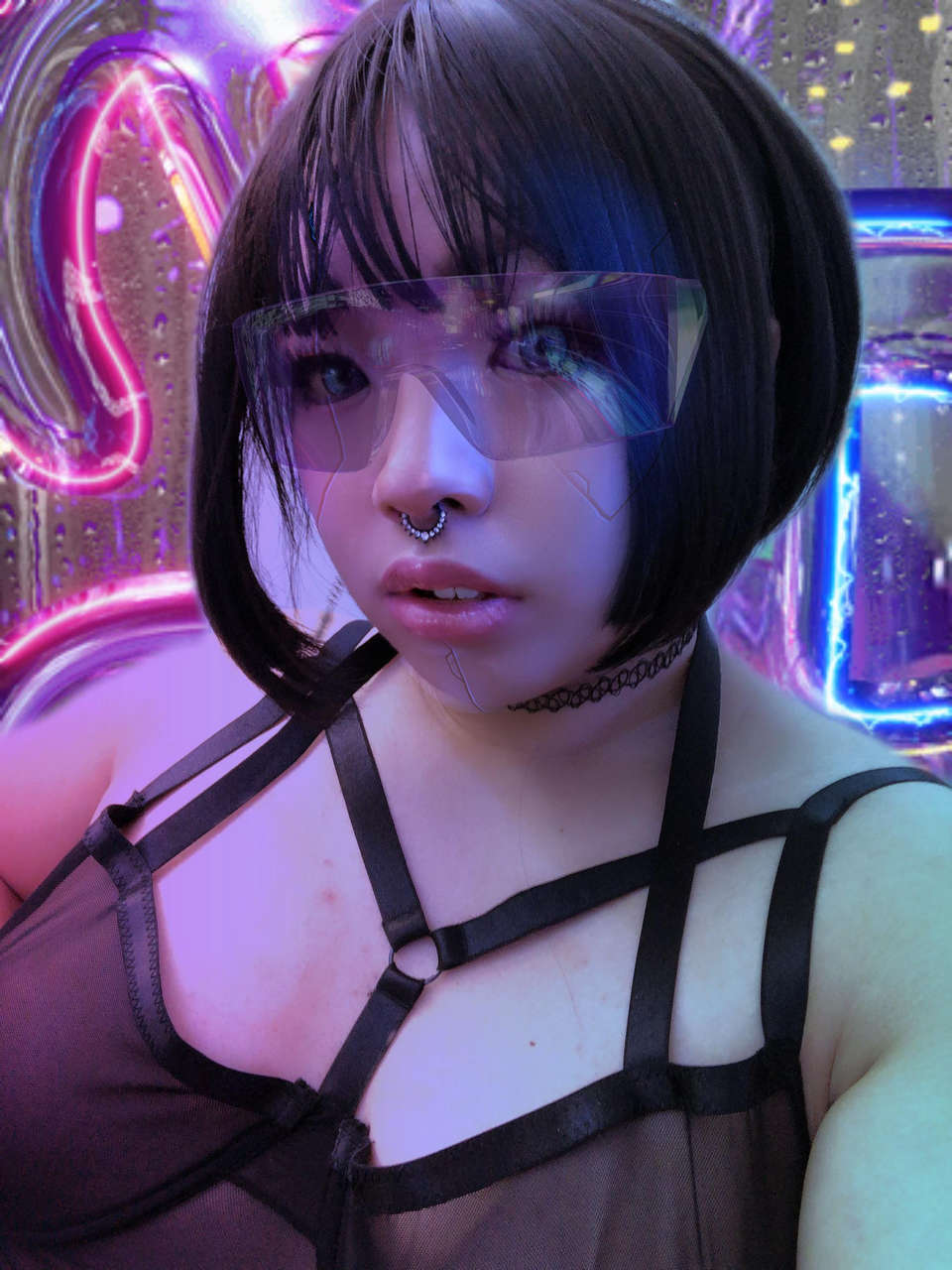Cyberpunk Girl If I Was Into The Video Games Ill Share My Lin