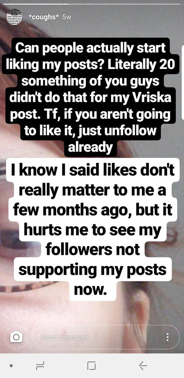 Instagram Cosplayer Is Angry That Her Followers Arent Liking Her Post