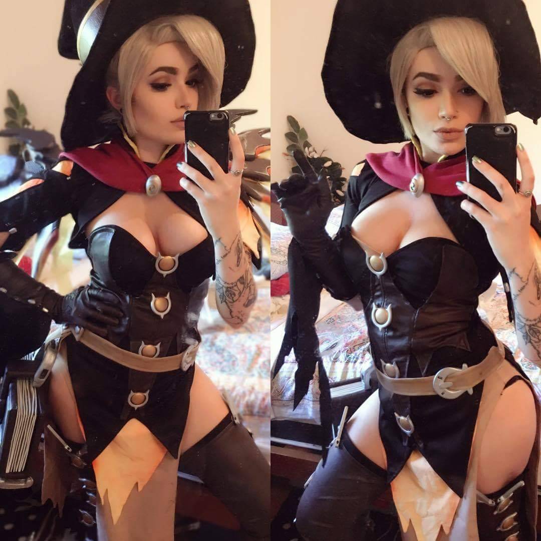 Kamikame Cosplay Witch Mercy From Overwatch B