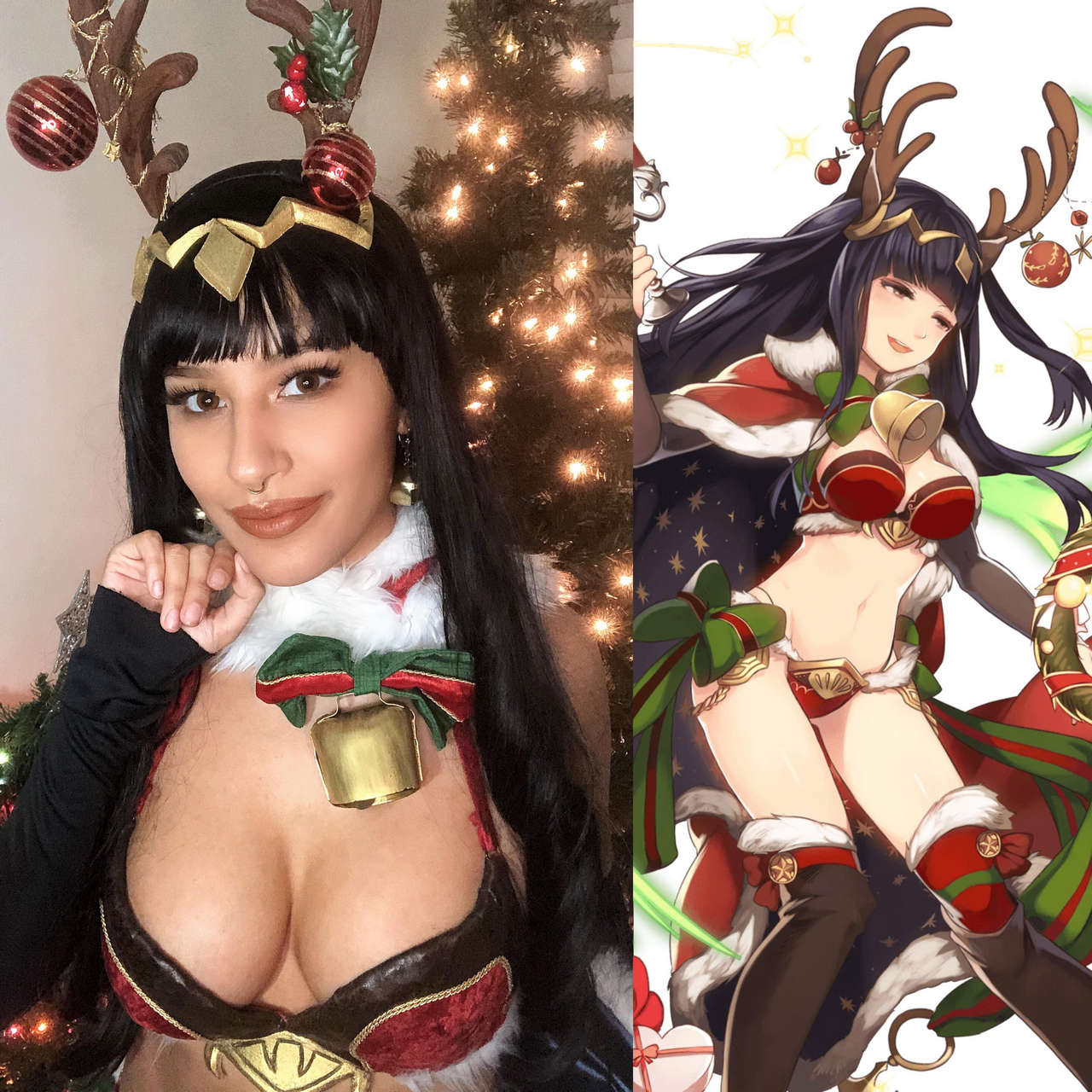 Merry Christmas From Winter Tharja By Mo Ns E Sel