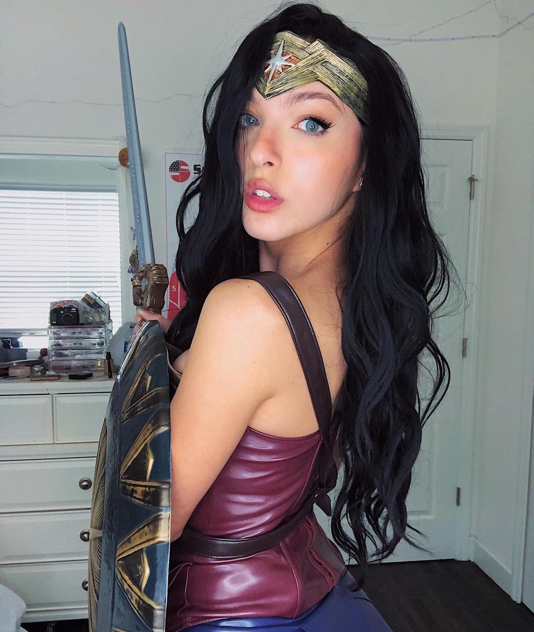 Miss Bri Cosplay As Wonder Woman