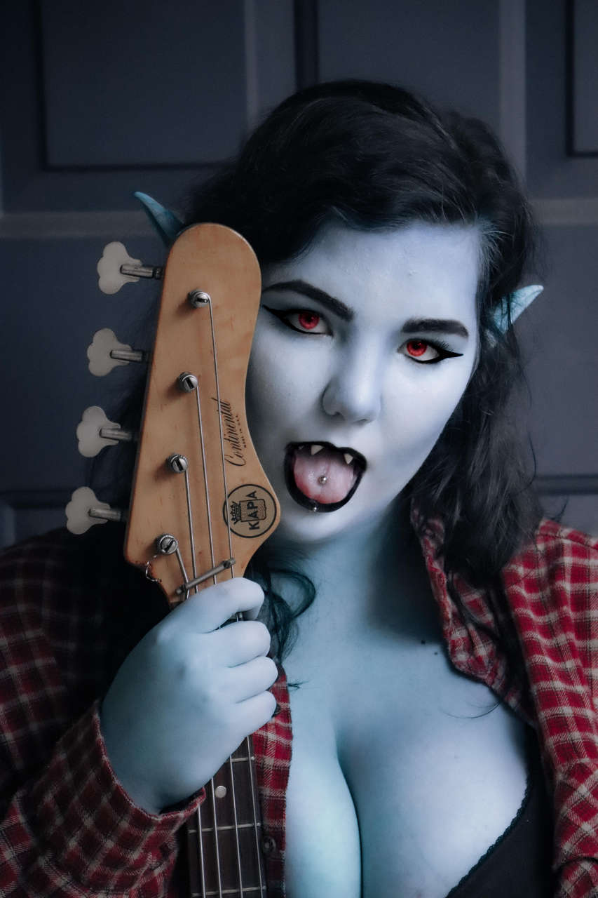 Nerdycutiecosplay As Marceline The Vampire Queen From Adventure Time