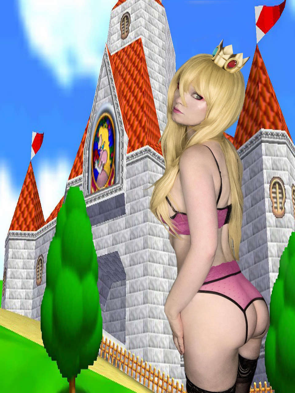 Princess Peach From Super Mario Bros By Your Virtual Sweethear