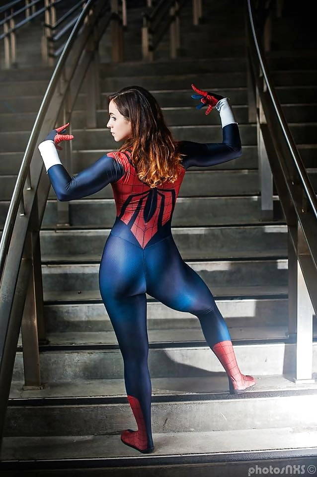 Sci Figirls Spidergirl Cosplay From Marve
