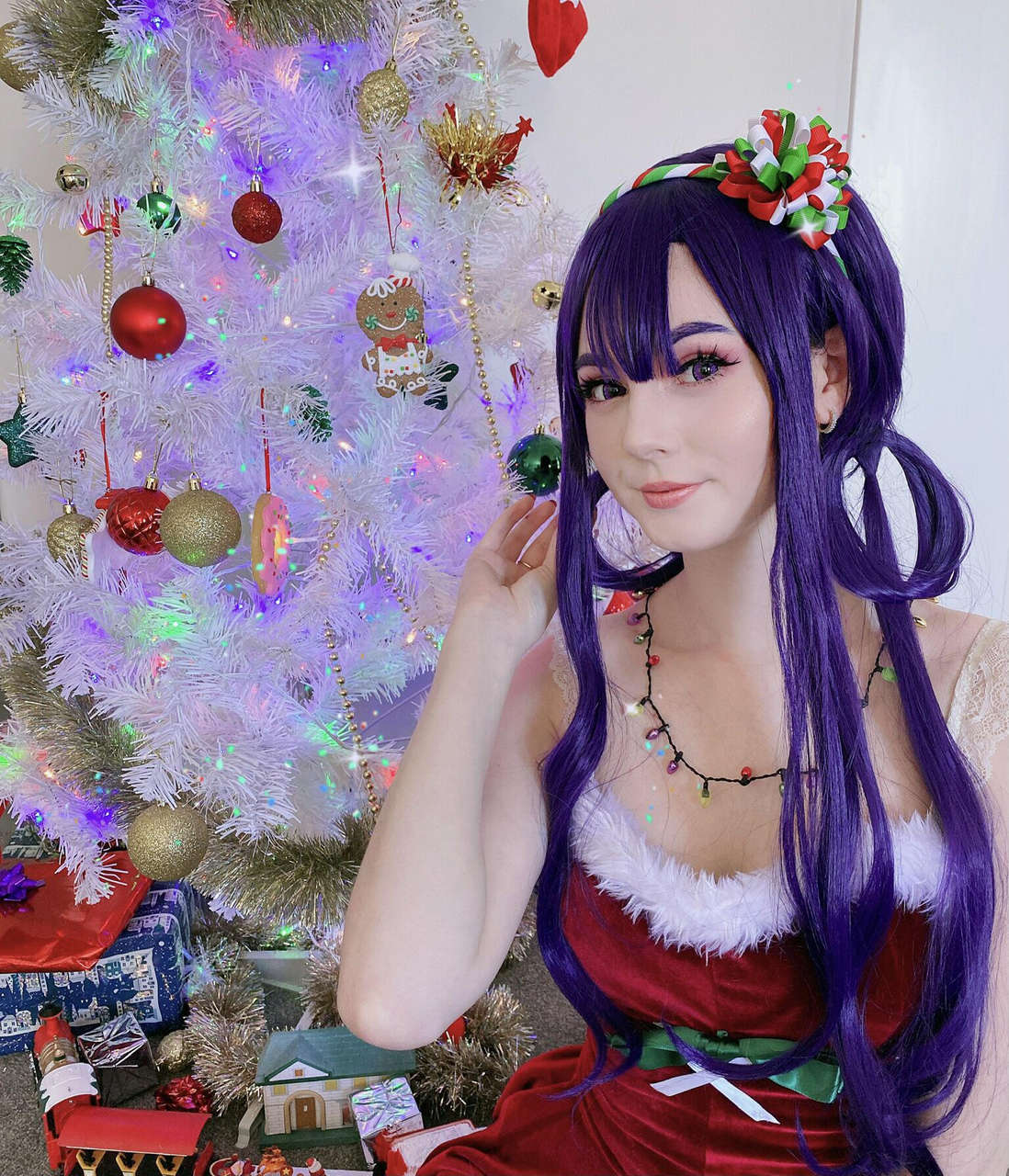 Self Xmas Akane Aoi Cosplay With A Bonus Behind The Scenes Shot At The End C