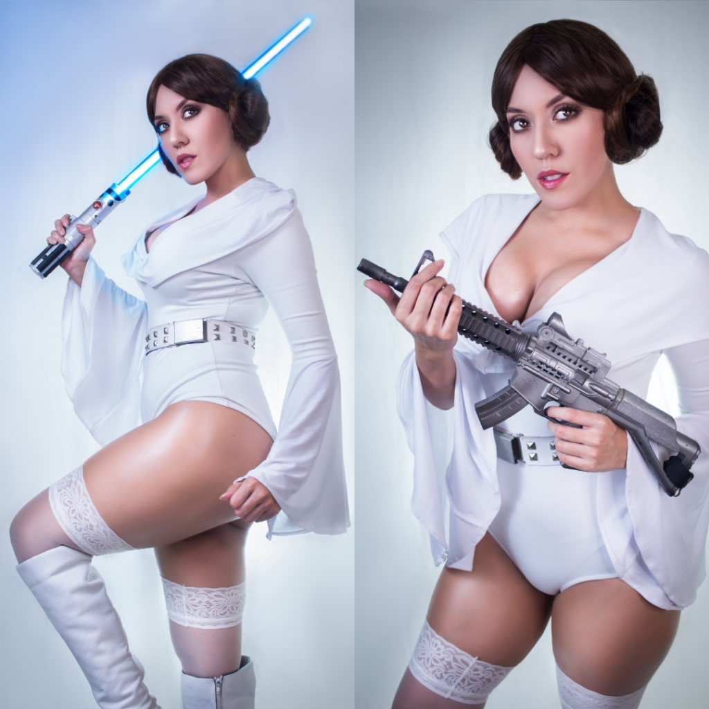 Sexy Leia Organa Star Wars By Angel Kaor