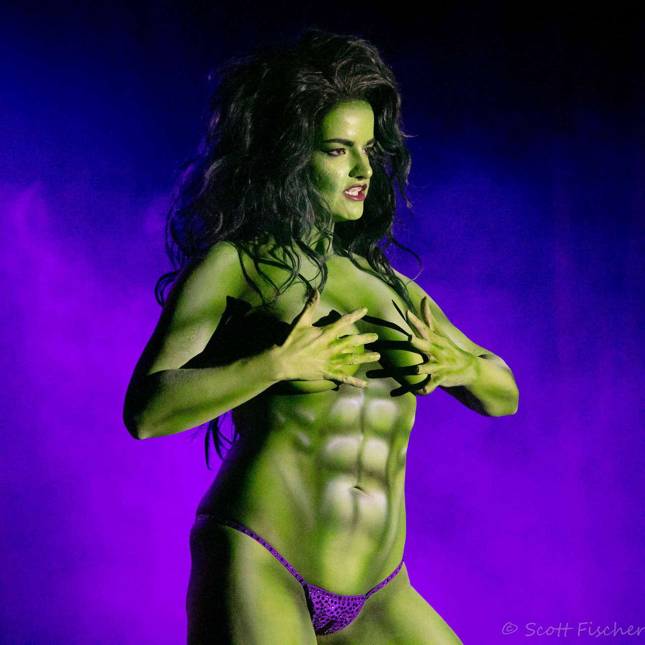 Vivienne Vermuth Of Dallas Texas As She Hulk Photo By Scott Fische