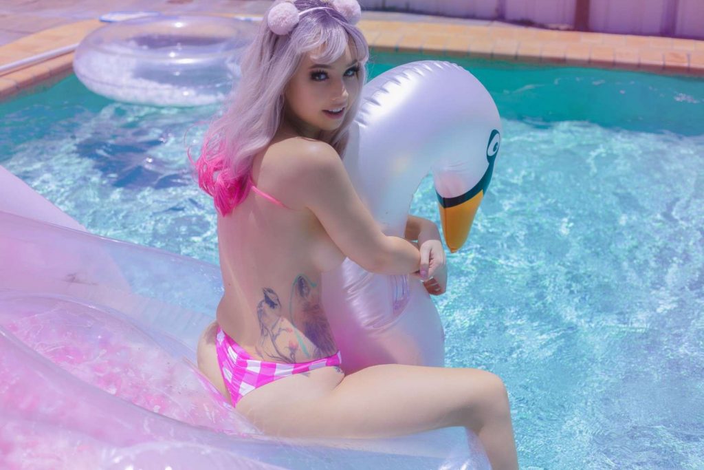 Amy Thunderbolt Nude Bikini Hot Pink