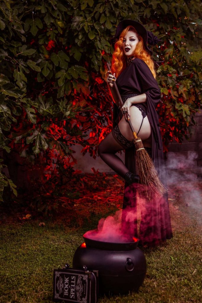 Ashlynne Dae Nude Halloween Witch