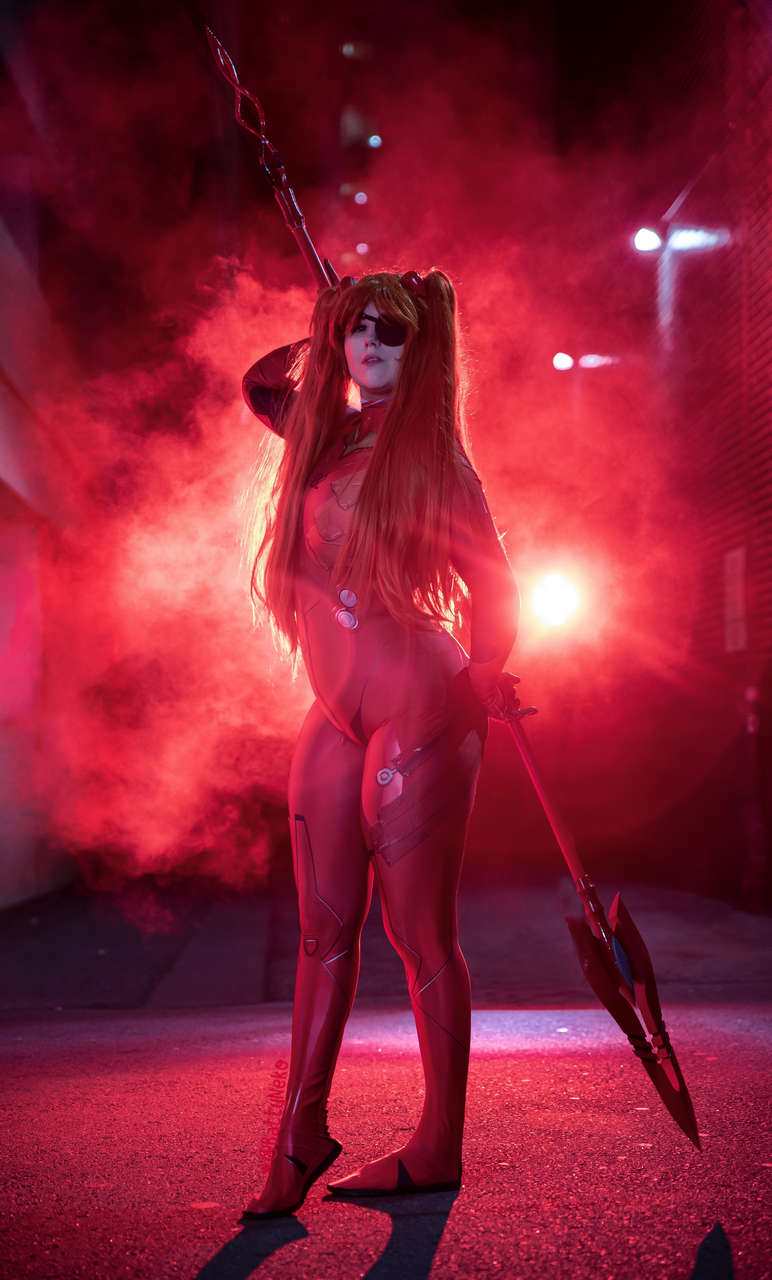 Asuka Langley With Spear Of Cassius Battynek