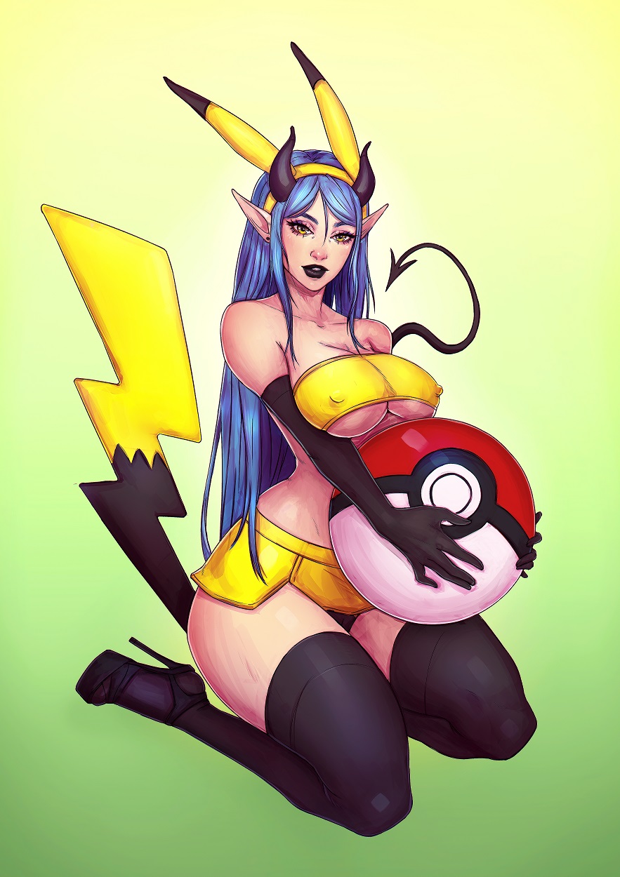 Cosplaying Succubus For The Pokegirl Project Serve