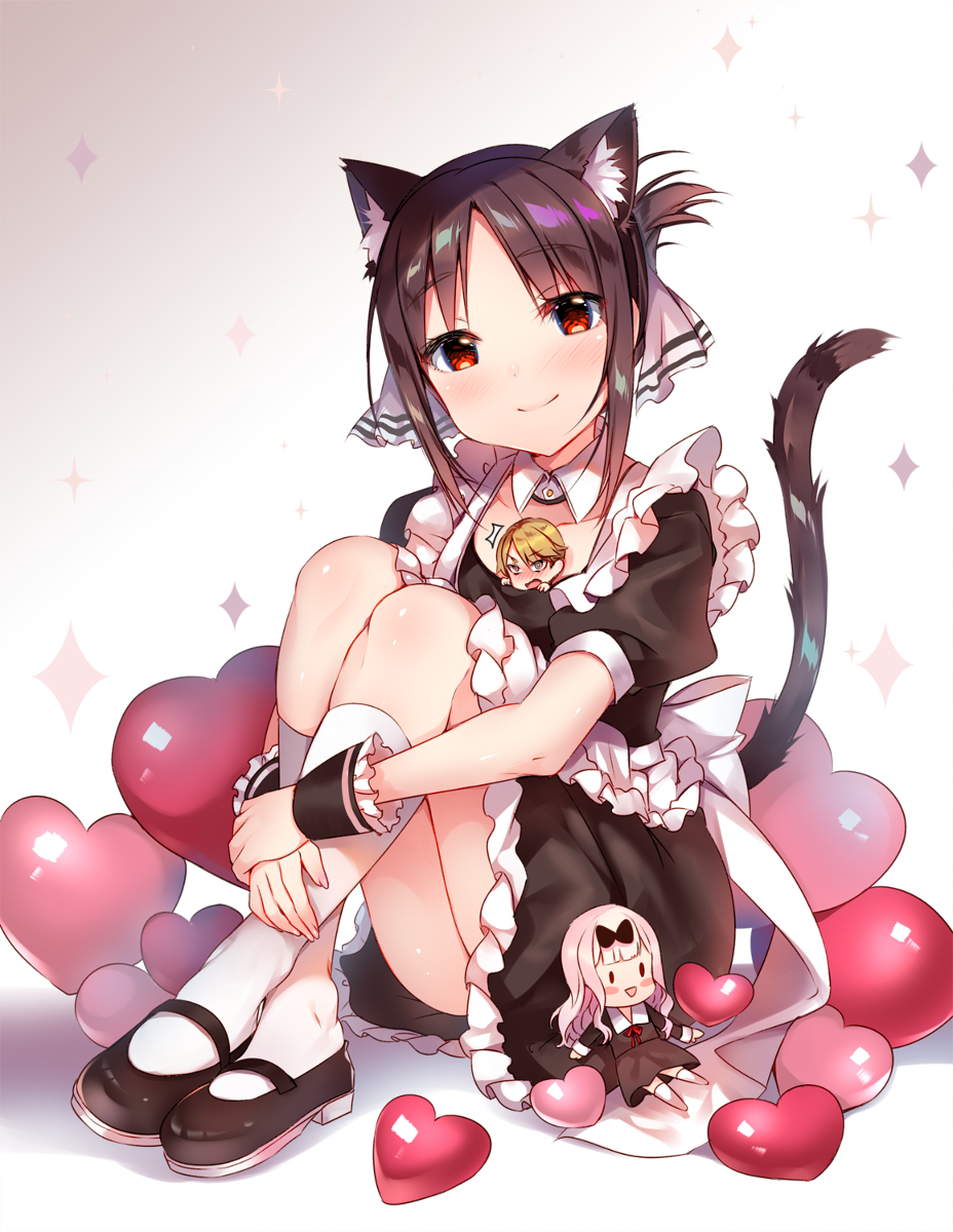 Cute Cat Maid Cosplay Kaguya Sama Love Is Wa