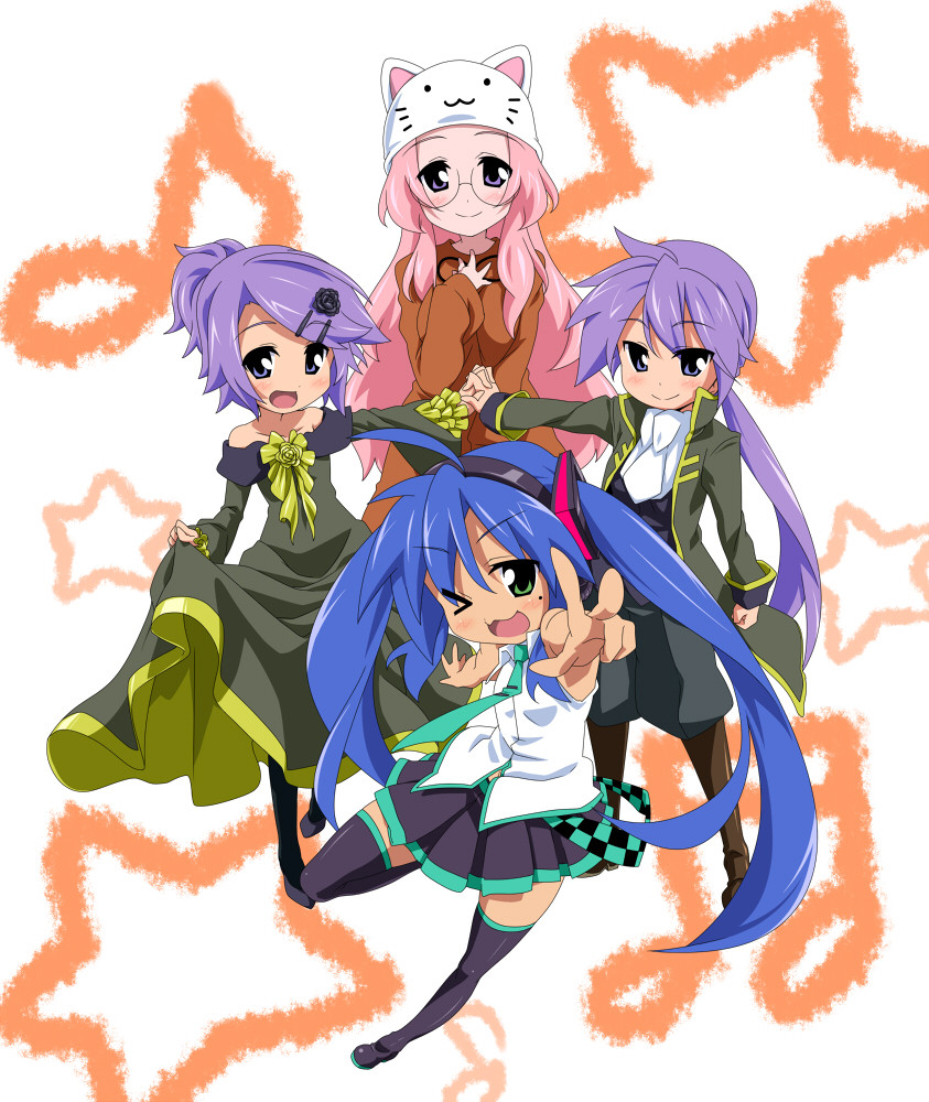 Cute Girls Cosplaying Other Cute Girls Are Good Indeed Lucky Star X Vocaloi