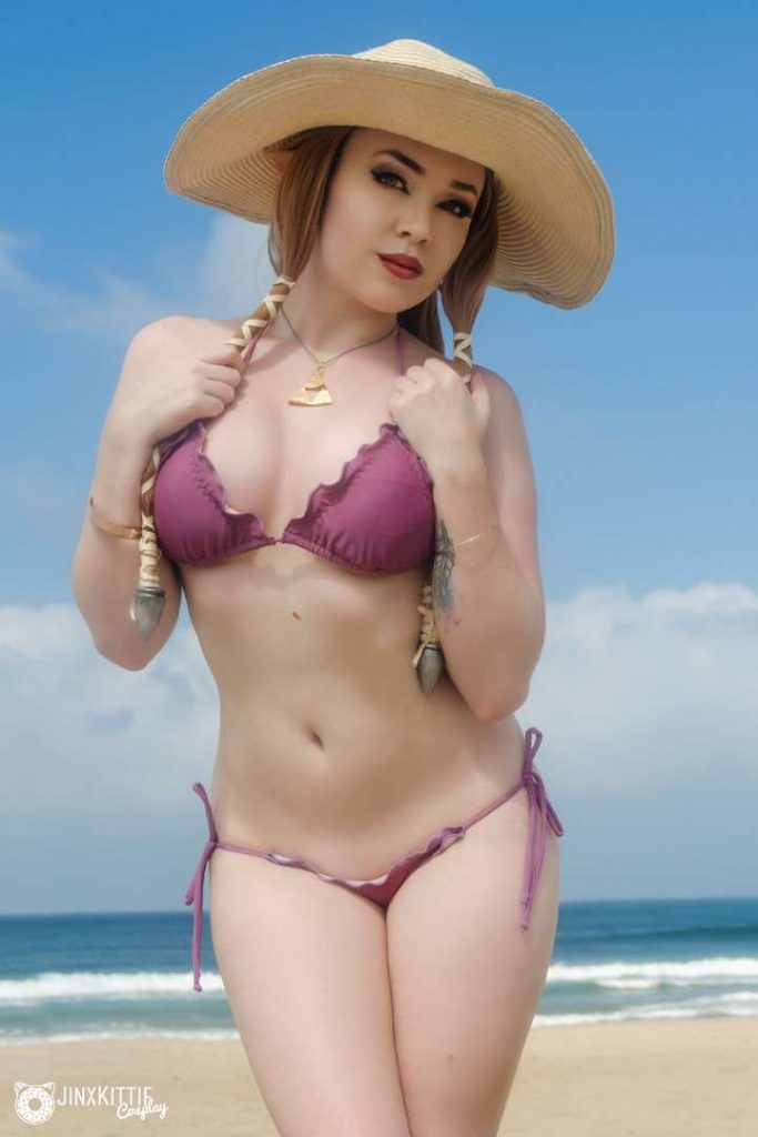 Jinxkittie Cosplay Nude Zelda Bikini