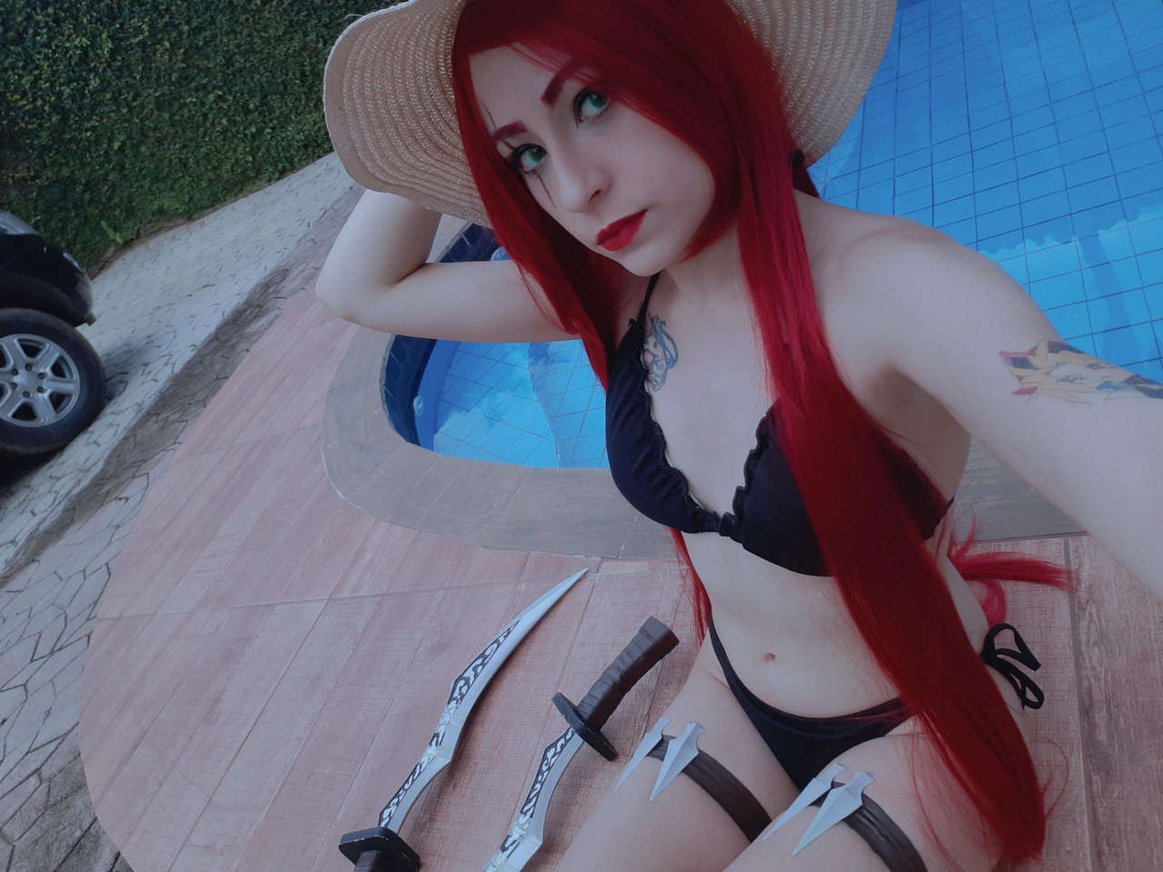 Katarina Pool Party From League Of Legends By Meow Cherr