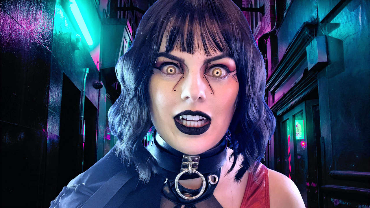 My Cyberpunk Vampire Character From My New Youtube Video Vicki Psythe Moor