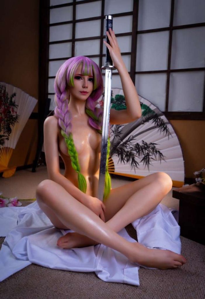 Oichi Cosplay Nude Mitsuri Kanroji