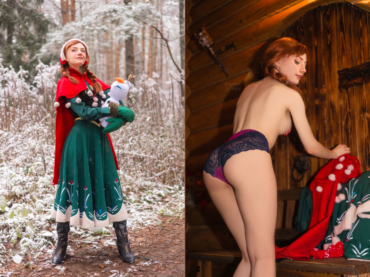 On Off Anna Cosplay By Carrykey Froze