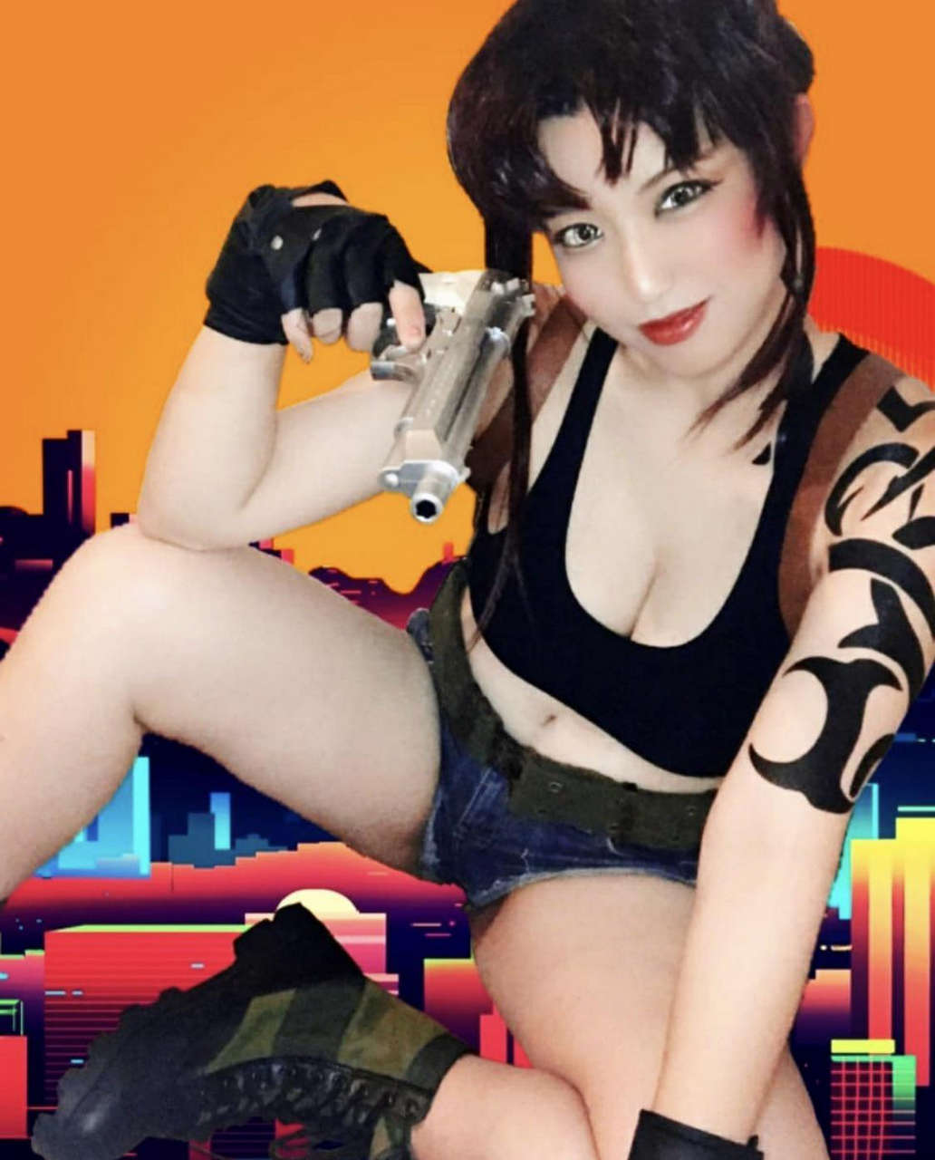 Revy From Black Lagoon Cosplay Done By Rye Cosplaying On Instagram