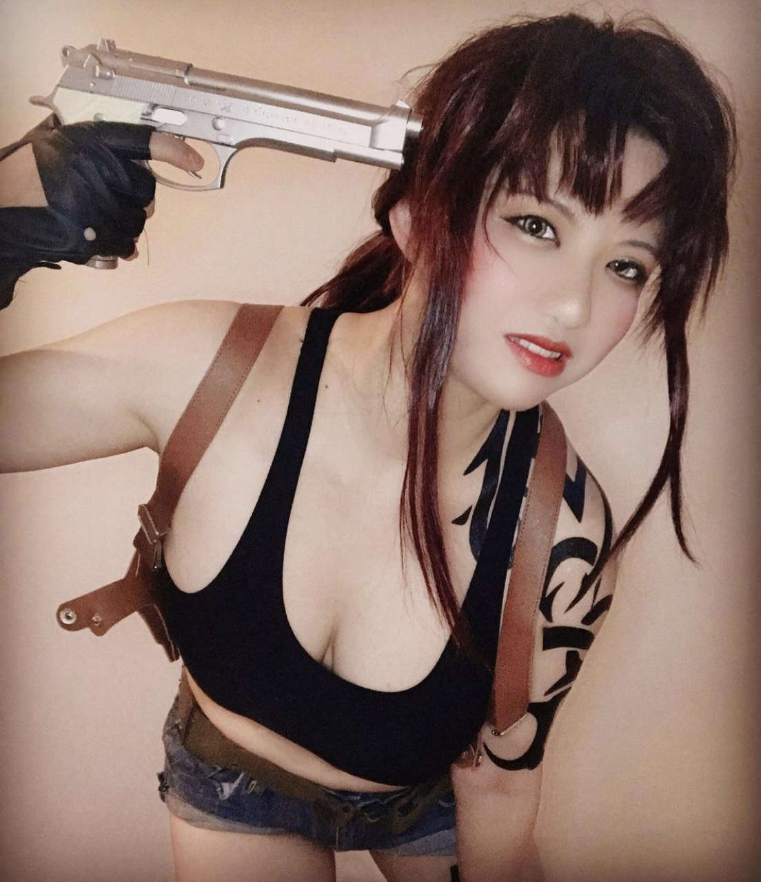 Revy From Black Lagoon Cosplay Done By Rye Cosplaying On Instagram