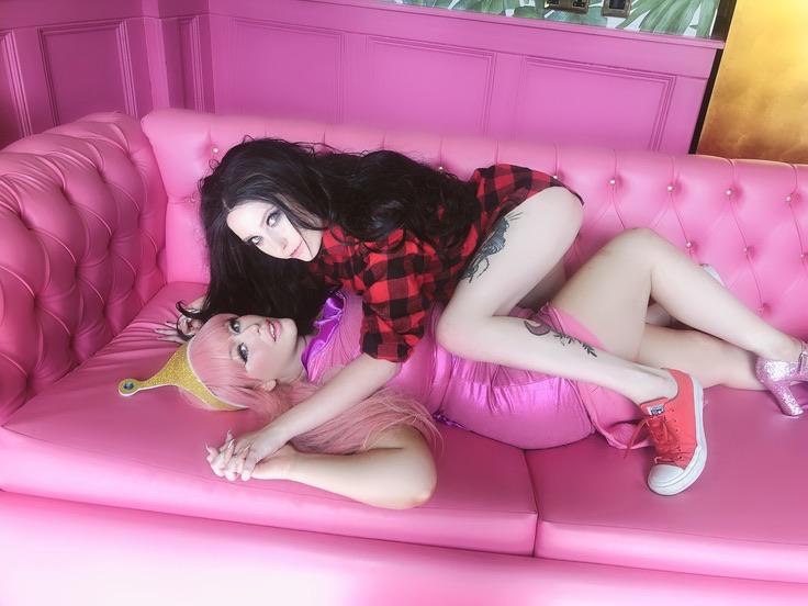 Self Me As Princess Bubblegum With My Sexy Friend As Marcelin